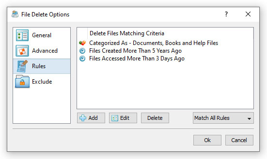 File Delete Rules