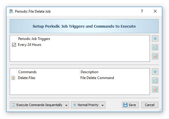 Periodic File Delete Operations