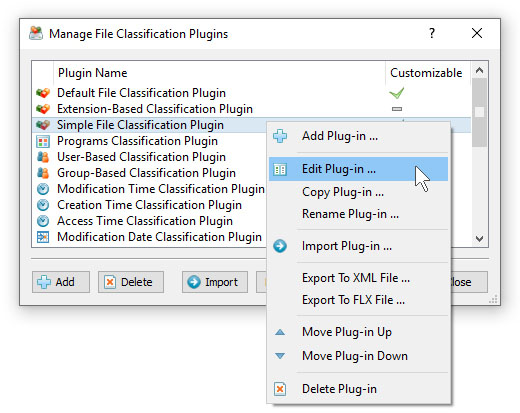 DiskBoss File Classification Plug-ins