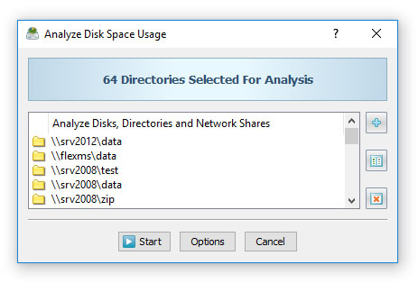 Analyze Network Servers and NAS Storage Devices